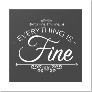 Everythinking is fine vintage Posters and Art